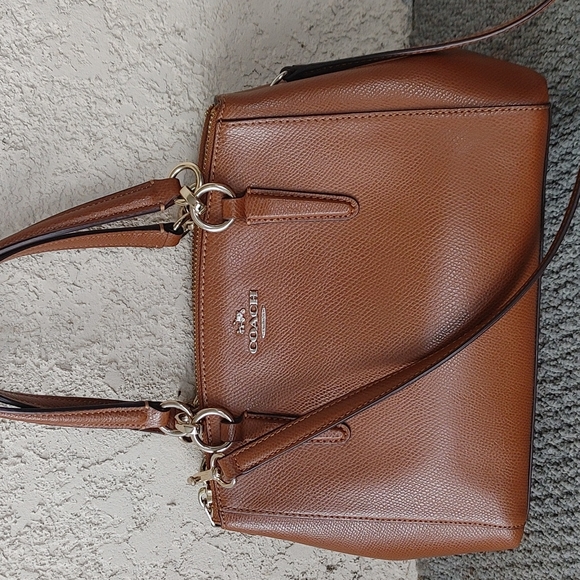 Coach Handbags - Coach Christie Carryall mini british tan leather Satchel F36704